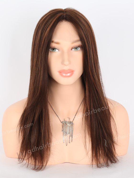 In Stock European Virgin Hair 16" Straight 2/30/33# Color Grandeur Wig GRD-08012